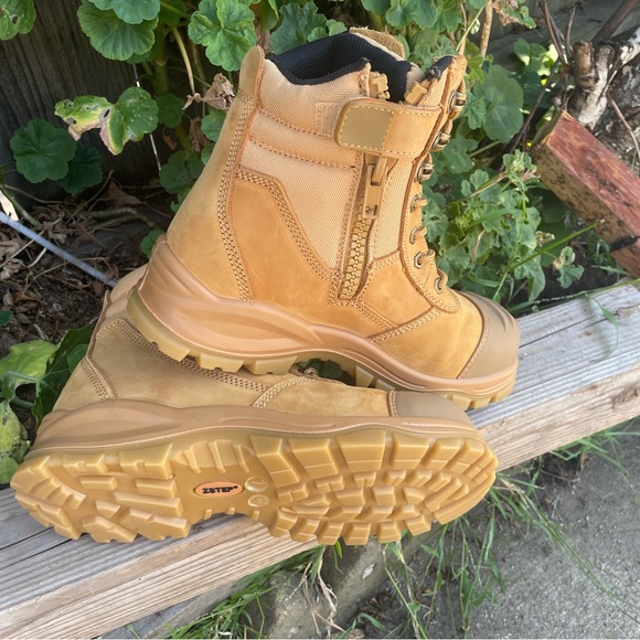 Men’s boots  for work with steel toe lightweight leather boots - Picture 3 of 14